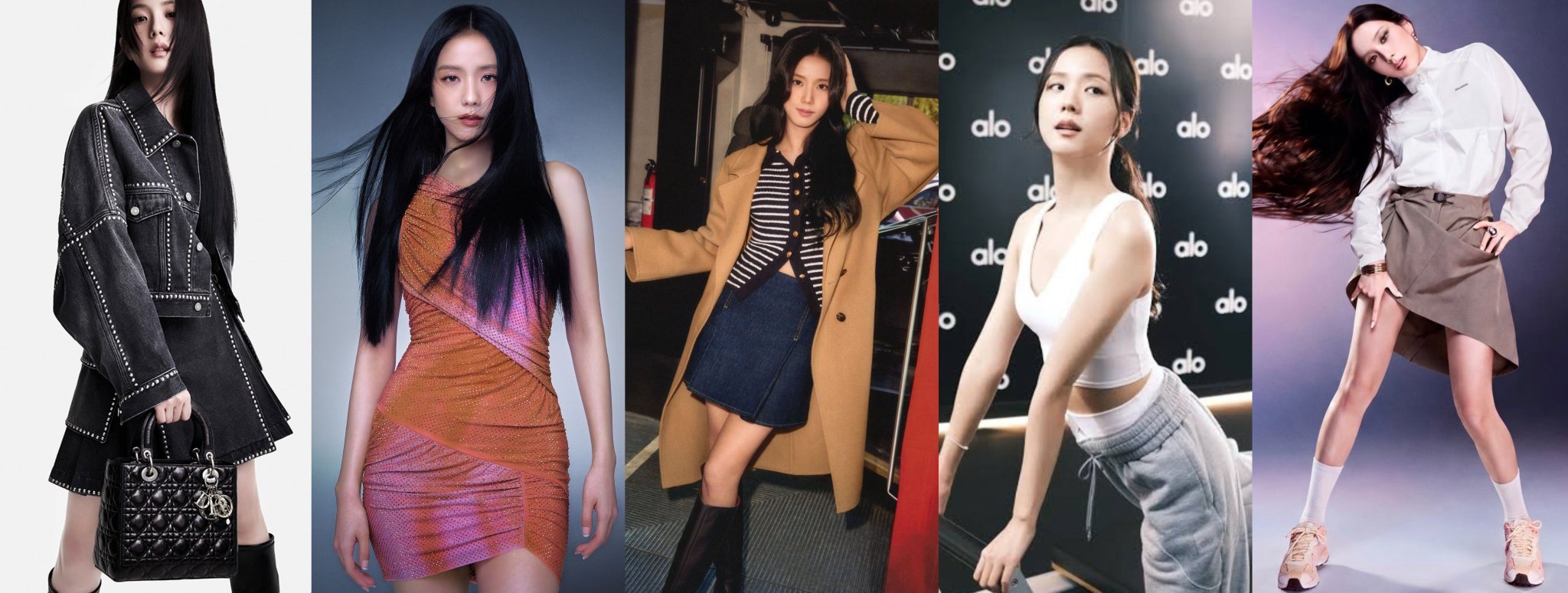 JISOO 目前在不同领域持有五个宣传身份：Dior（奢侈品/高级定制）、Sel