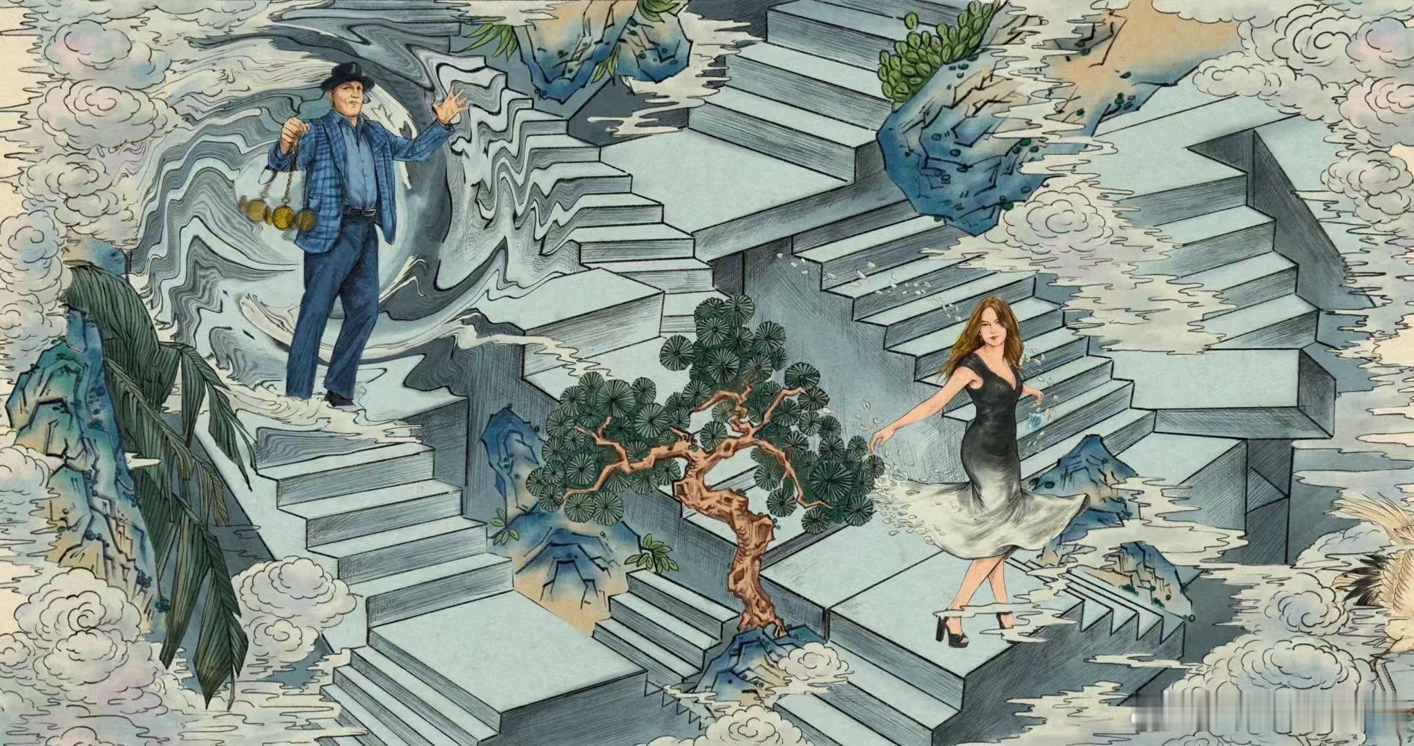 魔盗团3偷偷补课了中国美学吧，这也太好看了 