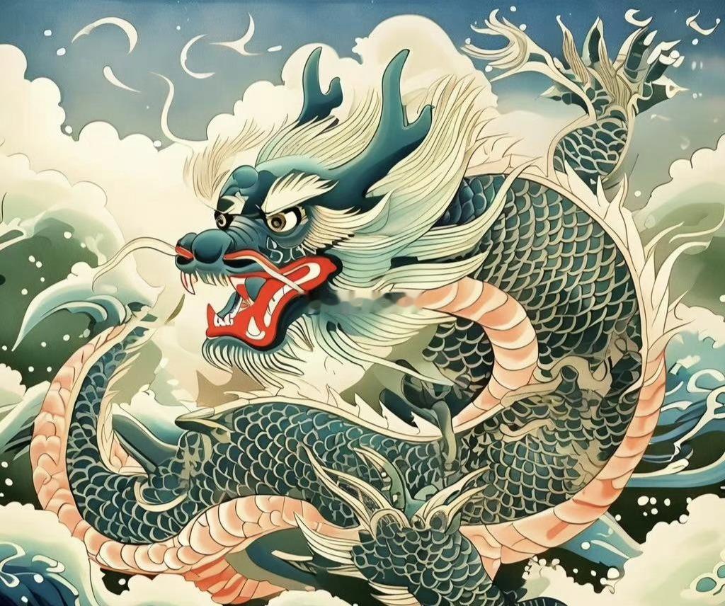 #你认为哪种神兽最能代表中国#大家第一想到的应该就是龙啊，龙对于我们来说是很好的