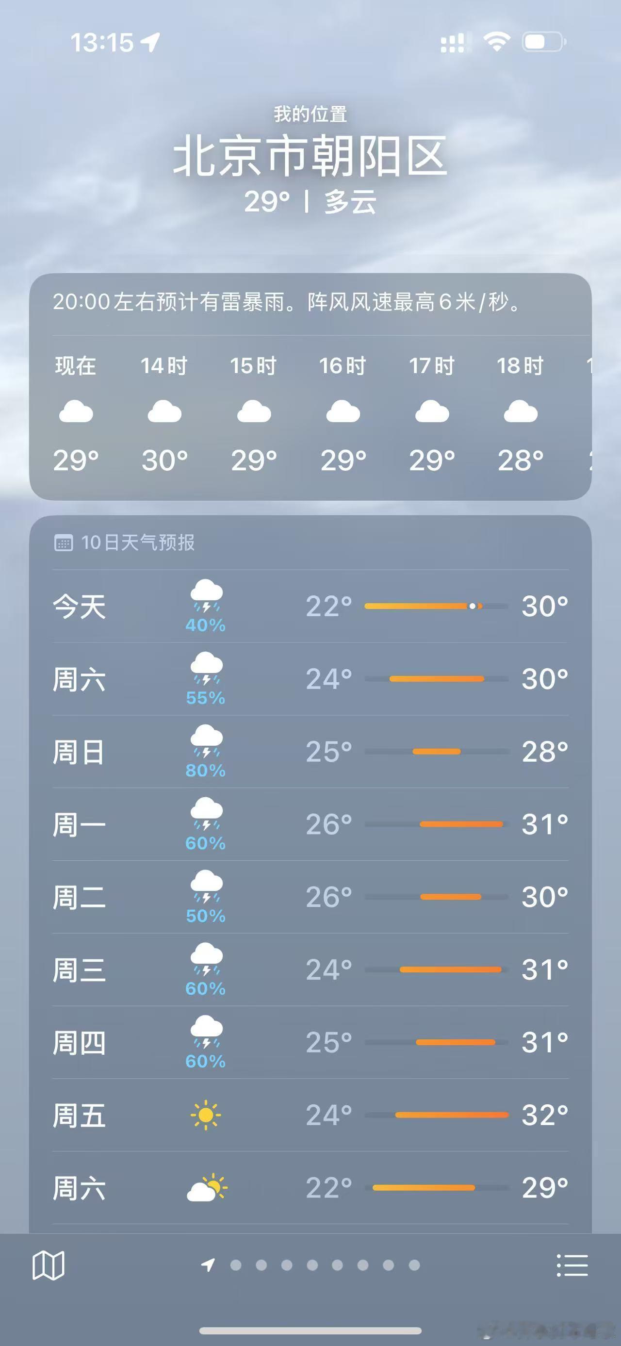大暴雨特大暴雨要来了 又来了又来了，这是要干嘛啊今年[泪奔][泪奔] ​​​北京
