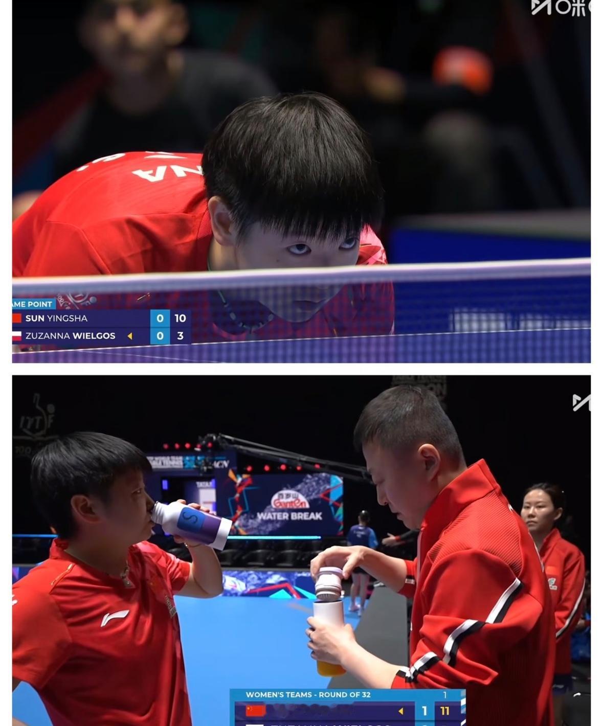 伦敦世乒赛女团半决赛中国队VS罗马尼亚 孙颖莎3:0萨马拉 拿下一分
5月9日伦