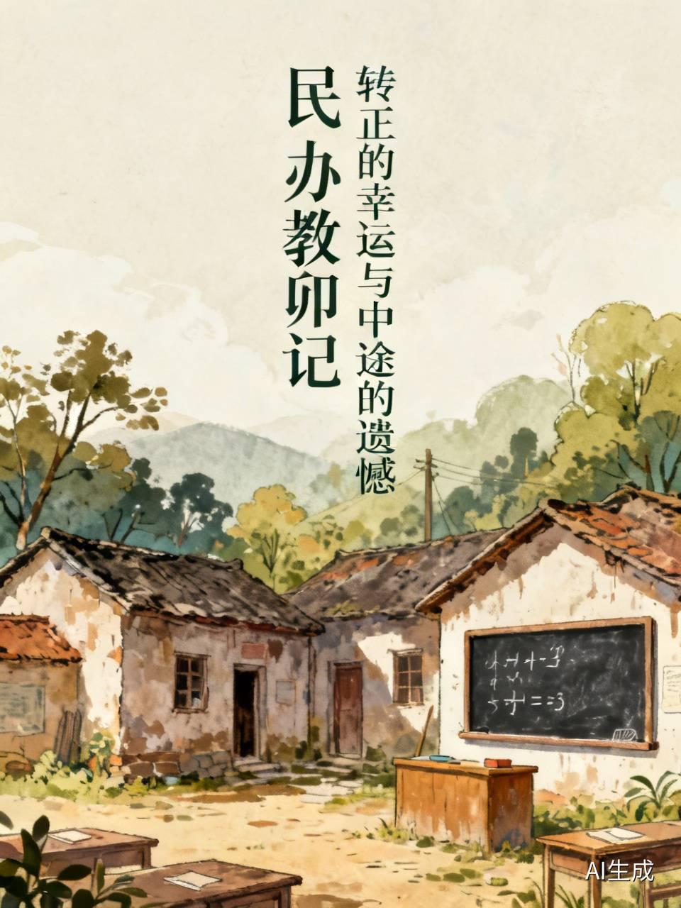 民办教师的相关往事早已翻篇。如今回头细想仍有几分唏嘘，那些通过各种途径转为公办教