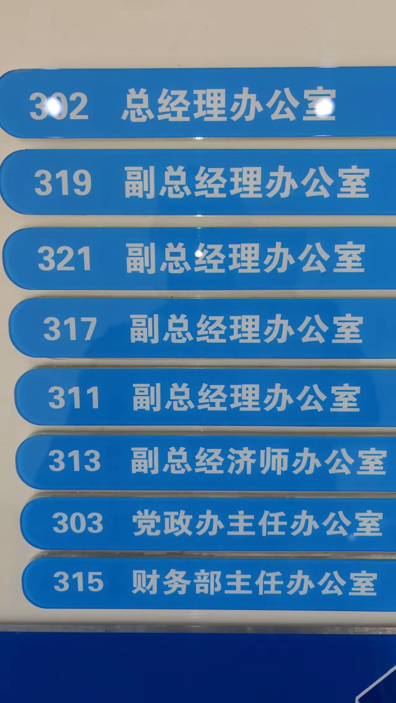 晒图笔记大赛一个公司要设置这么多的职务办公室，看来也就是国企有这种风格了，办事效