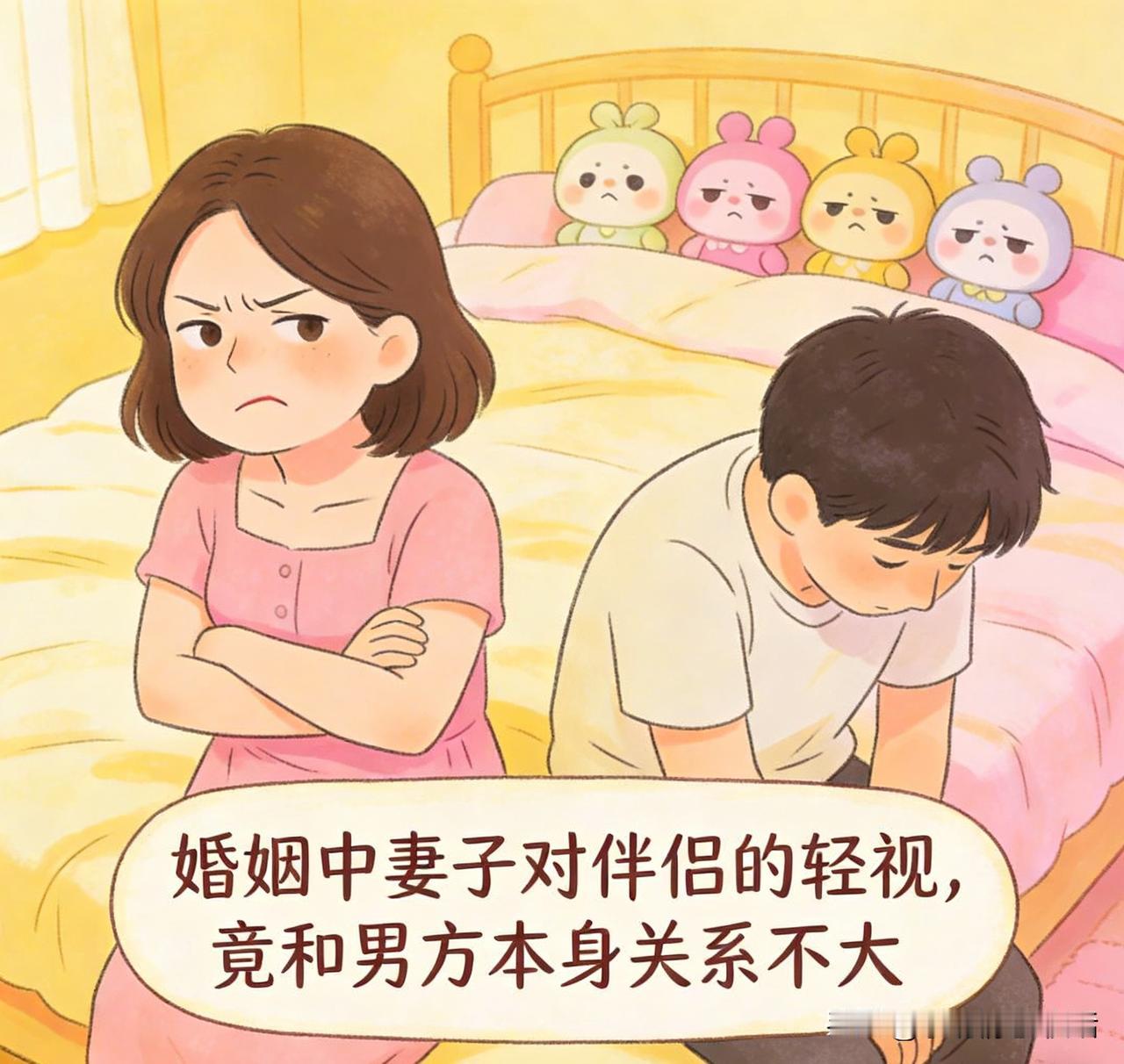家人们，咱今天唠唠婚姻里这扎心事儿——为啥有些妻子会轻视伴侣？说出来可能有点扎耳