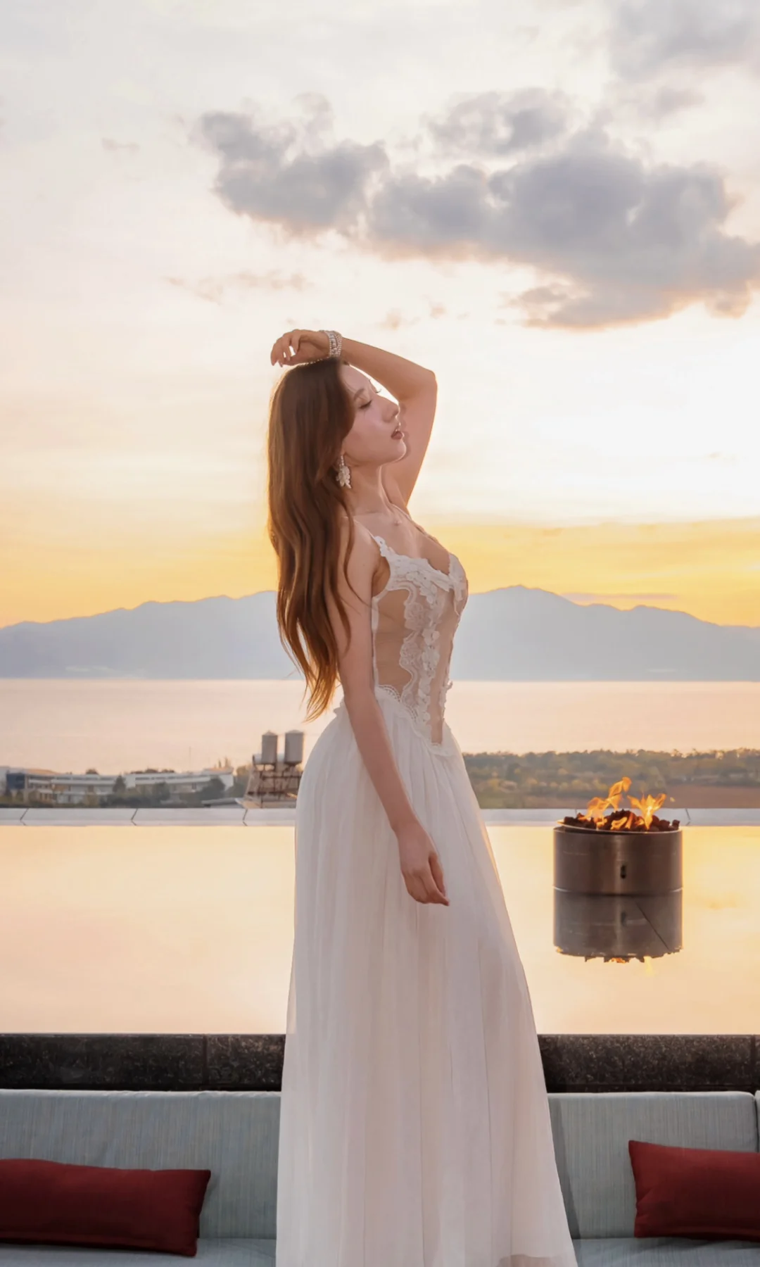 湖畔日记🌅｜在夕阳和蓝调时刻时间定格