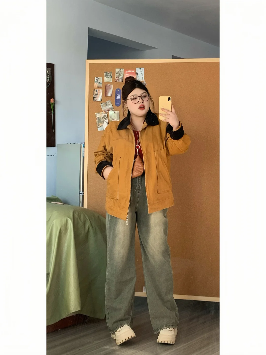 大码入秋穿搭🍂180斤怎么了！我就不减肥！