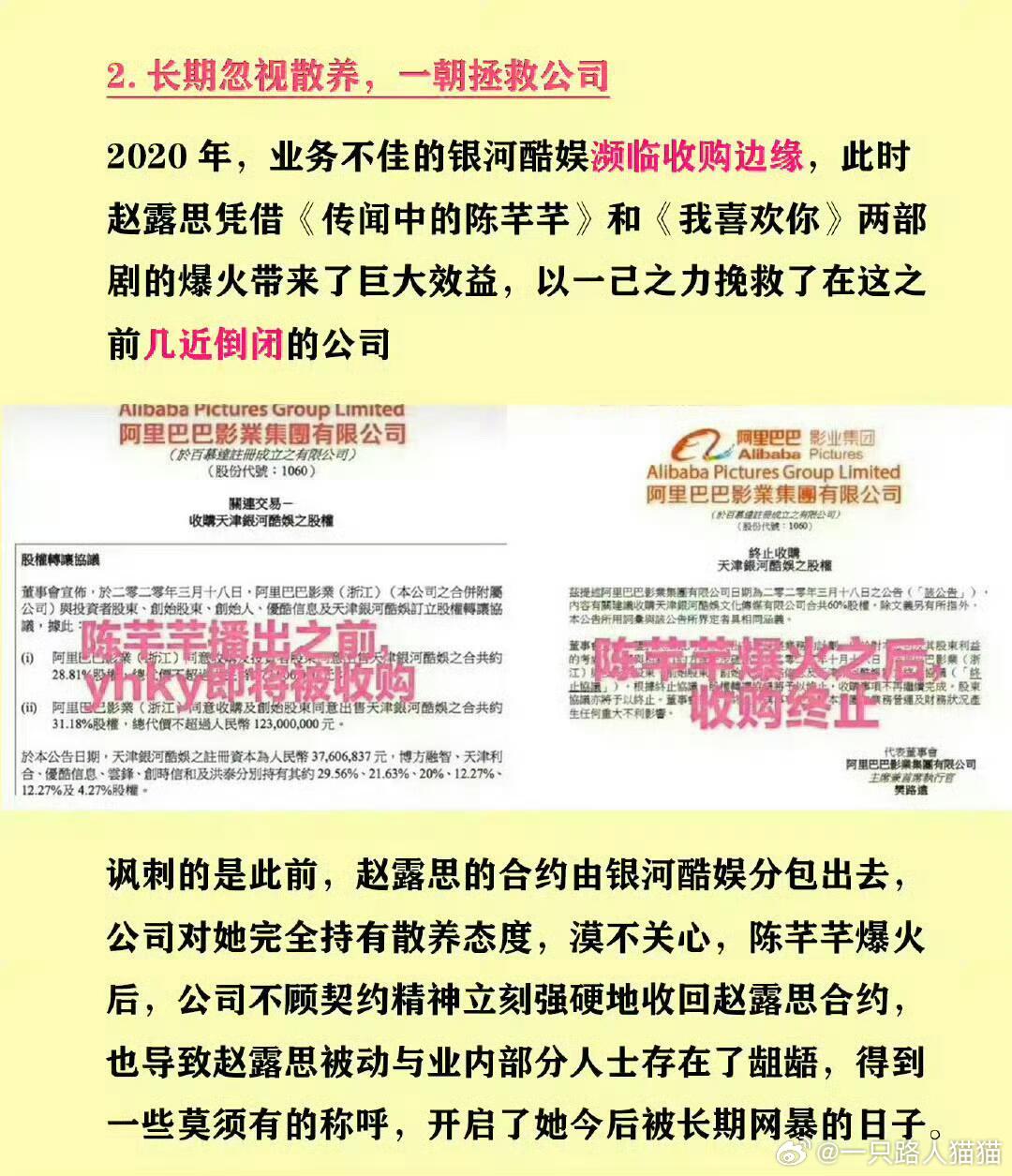 看看银河酷娱干的好事……完全把赵露思当工具，我心疼这个小女孩赵露思艾特银河酷娱 