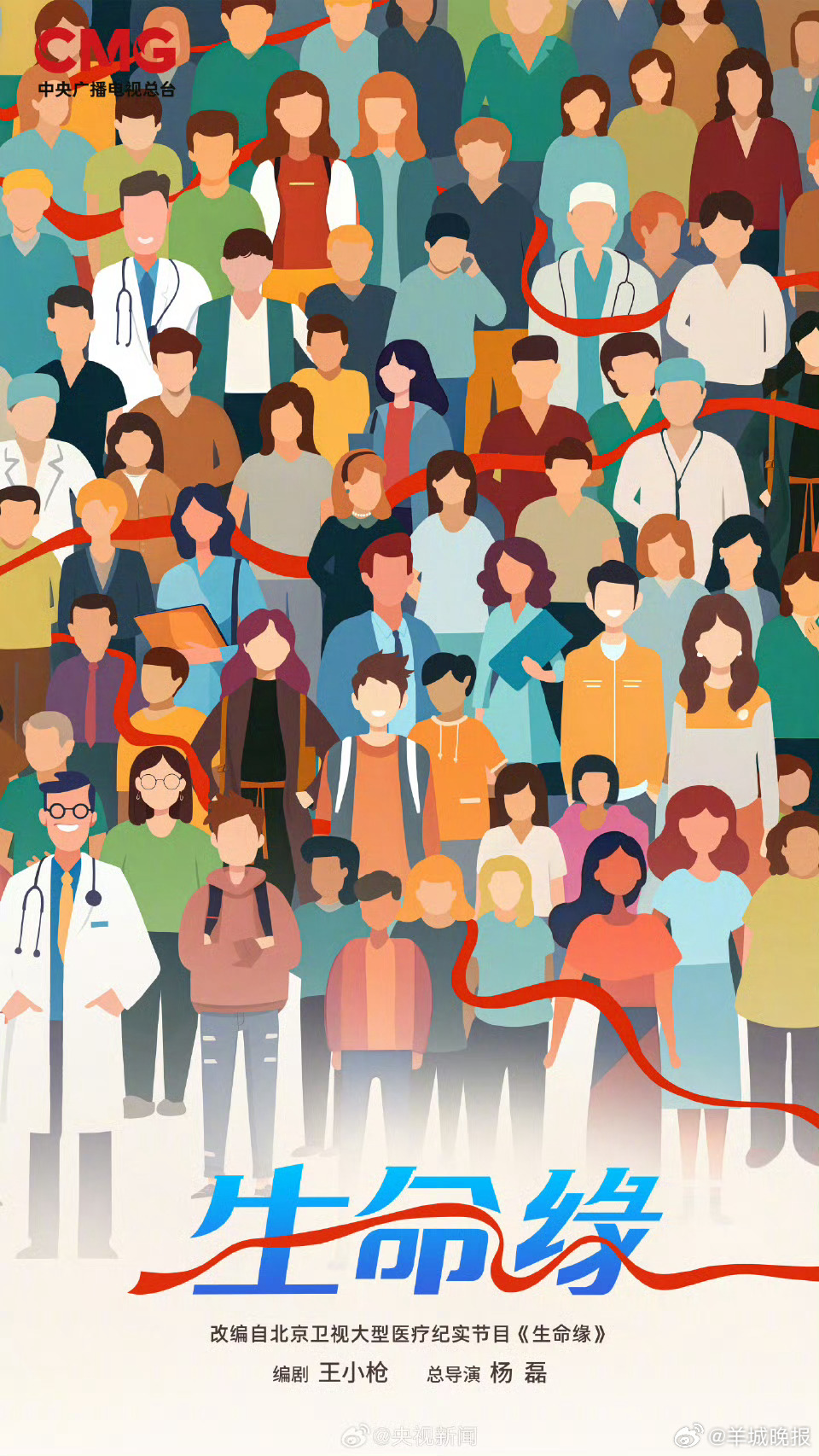【转发推荐！#电视剧生命缘将登央视#】改编自北京卫视大型医疗纪实节目《生命缘》同
