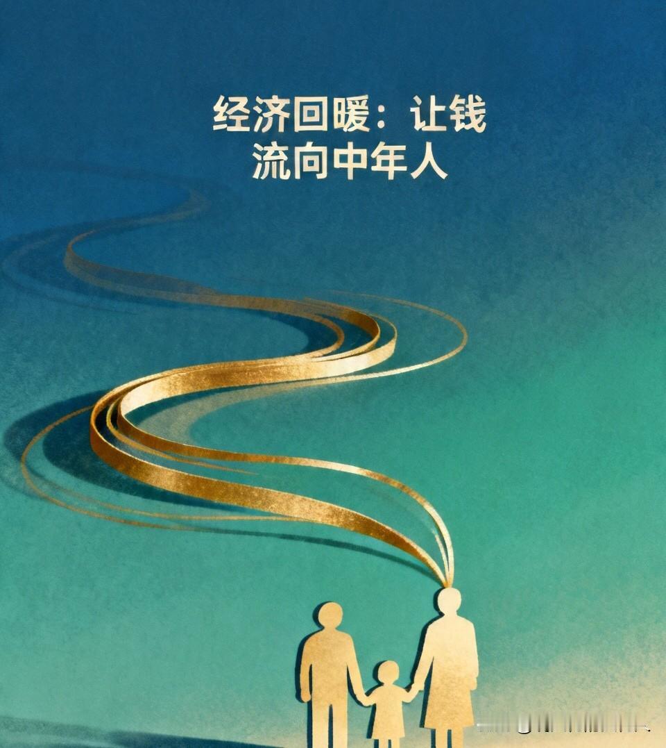 经济想回暖，别再只救资本，把钱给中年人，才能真正流动起来

现在经济为啥萎靡？根