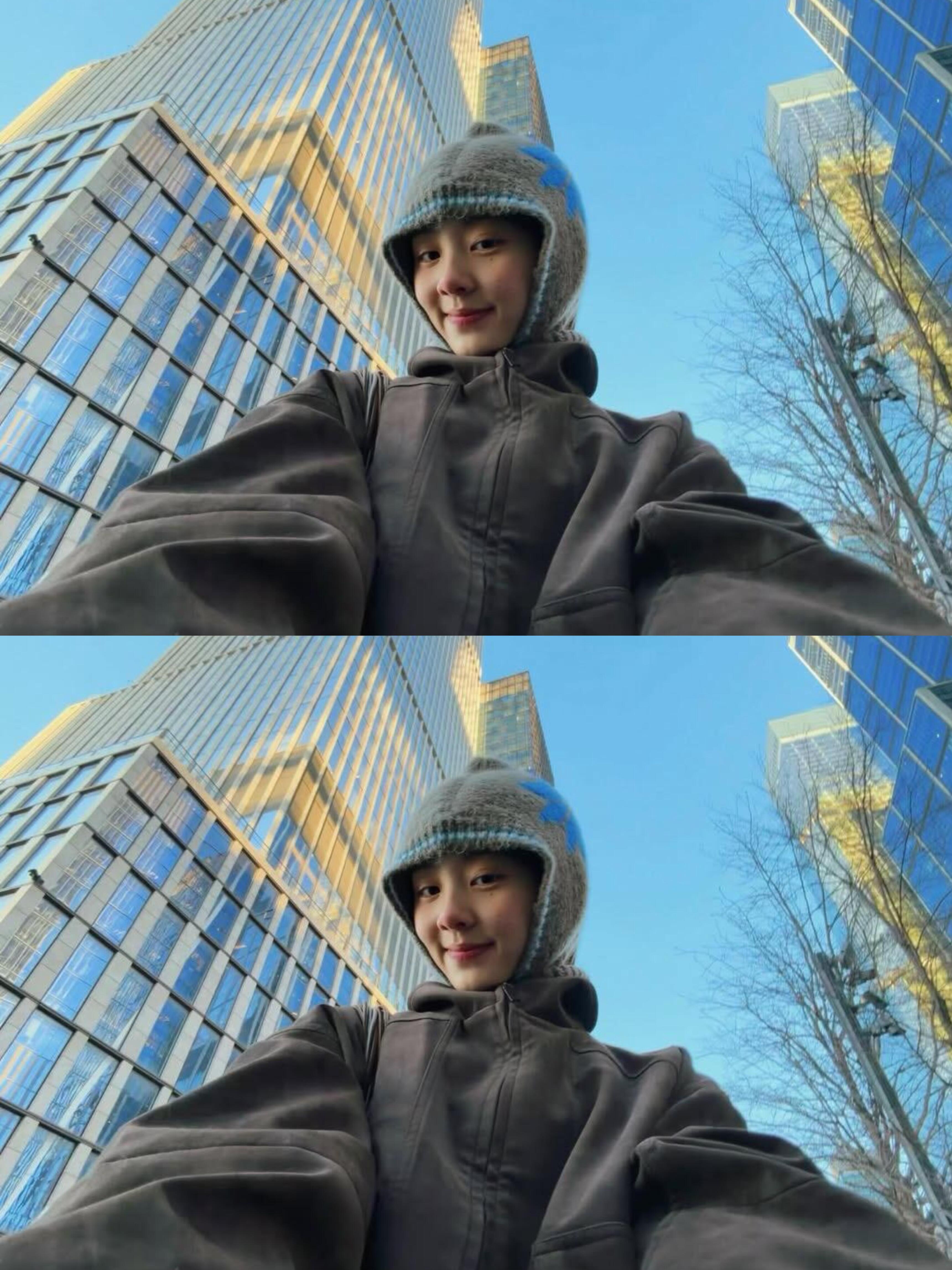 黄多多ins更新，小红帽艺术生味十足，等比例放大的小可爱 