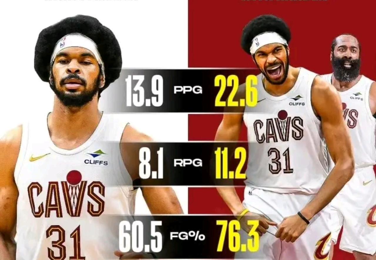 哈登到来后，阿伦的数据和命中率都有了很大提升。阿伦在哈登身边涨球了，以后哈登离开