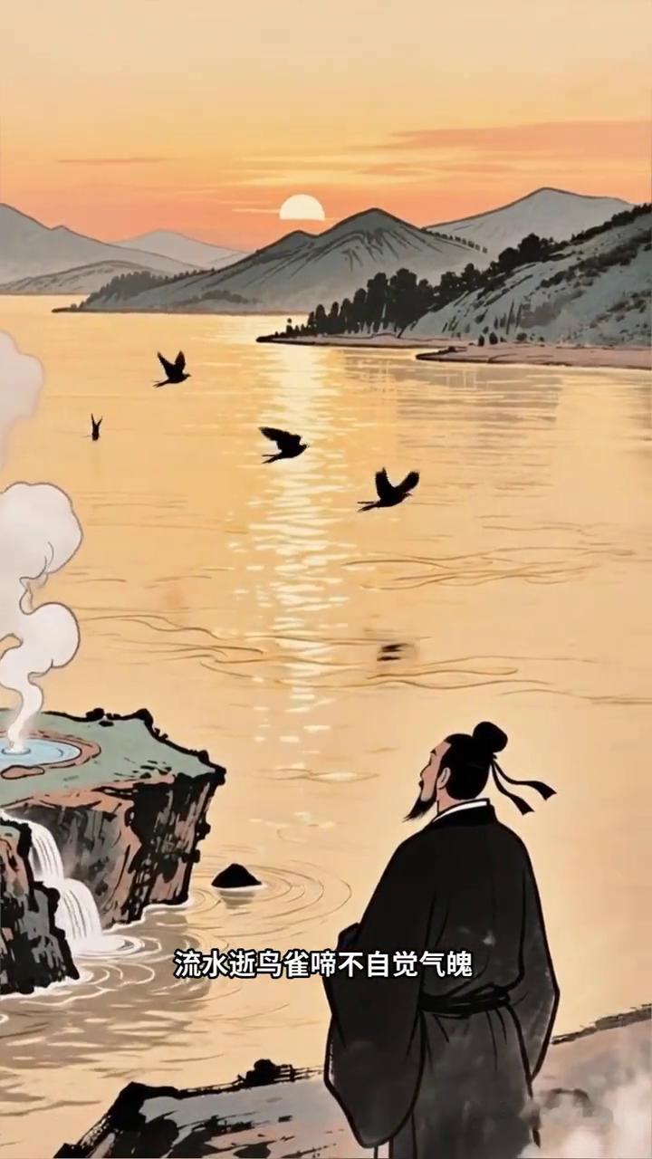 流水逝，鸟雀啼，不自觉气魄同大江大河对比。面向温泉缭绕的热气，心向温泉升腾的蒸汽