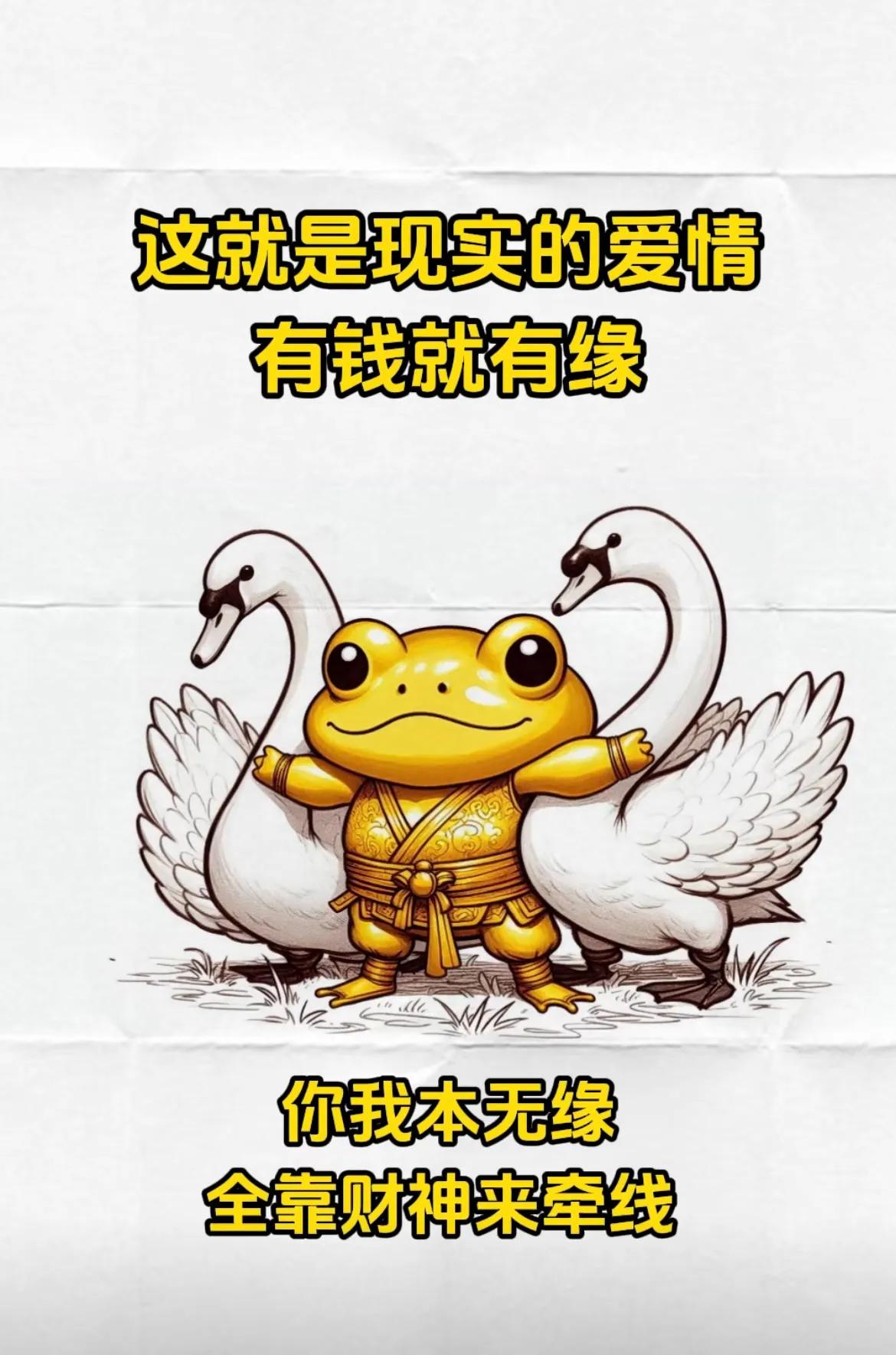 你我本无缘，全靠财神牵线。[灵光一闪]