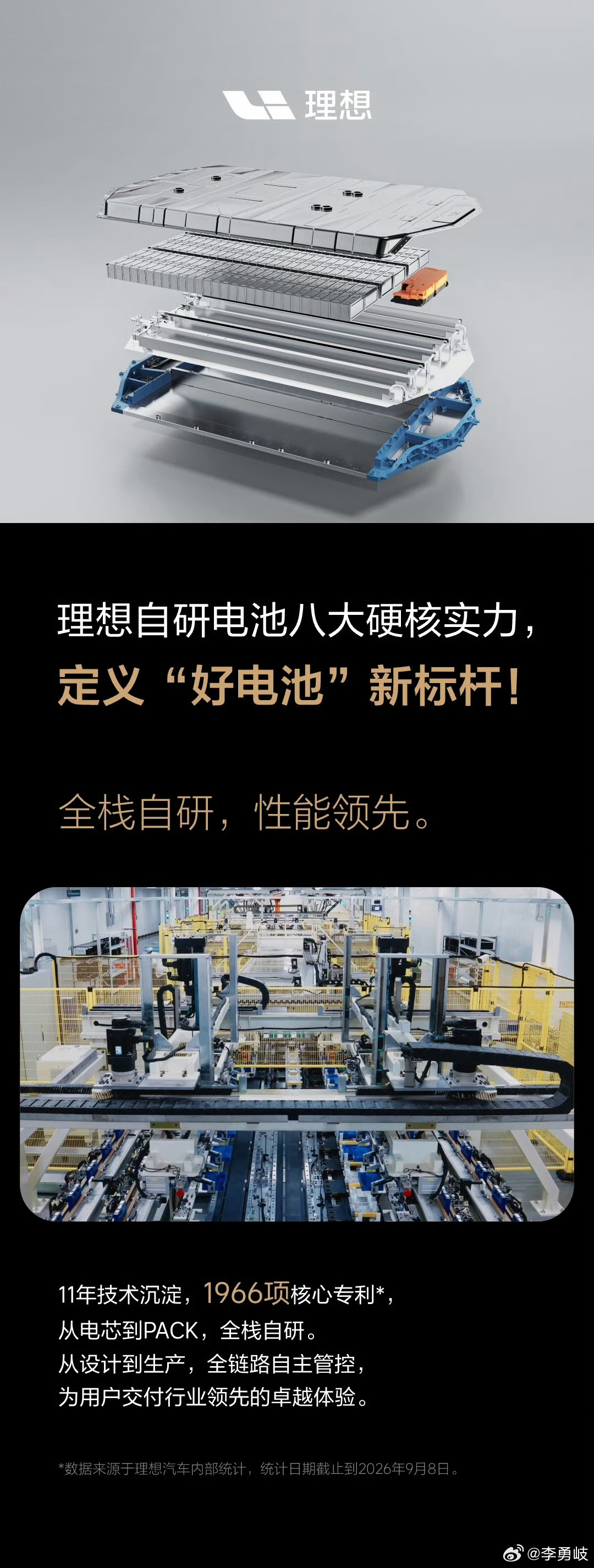 理想汽车开始和宁德时代说拜拜了！理想：我要造更好的电池！来感受下理想自研电池八大