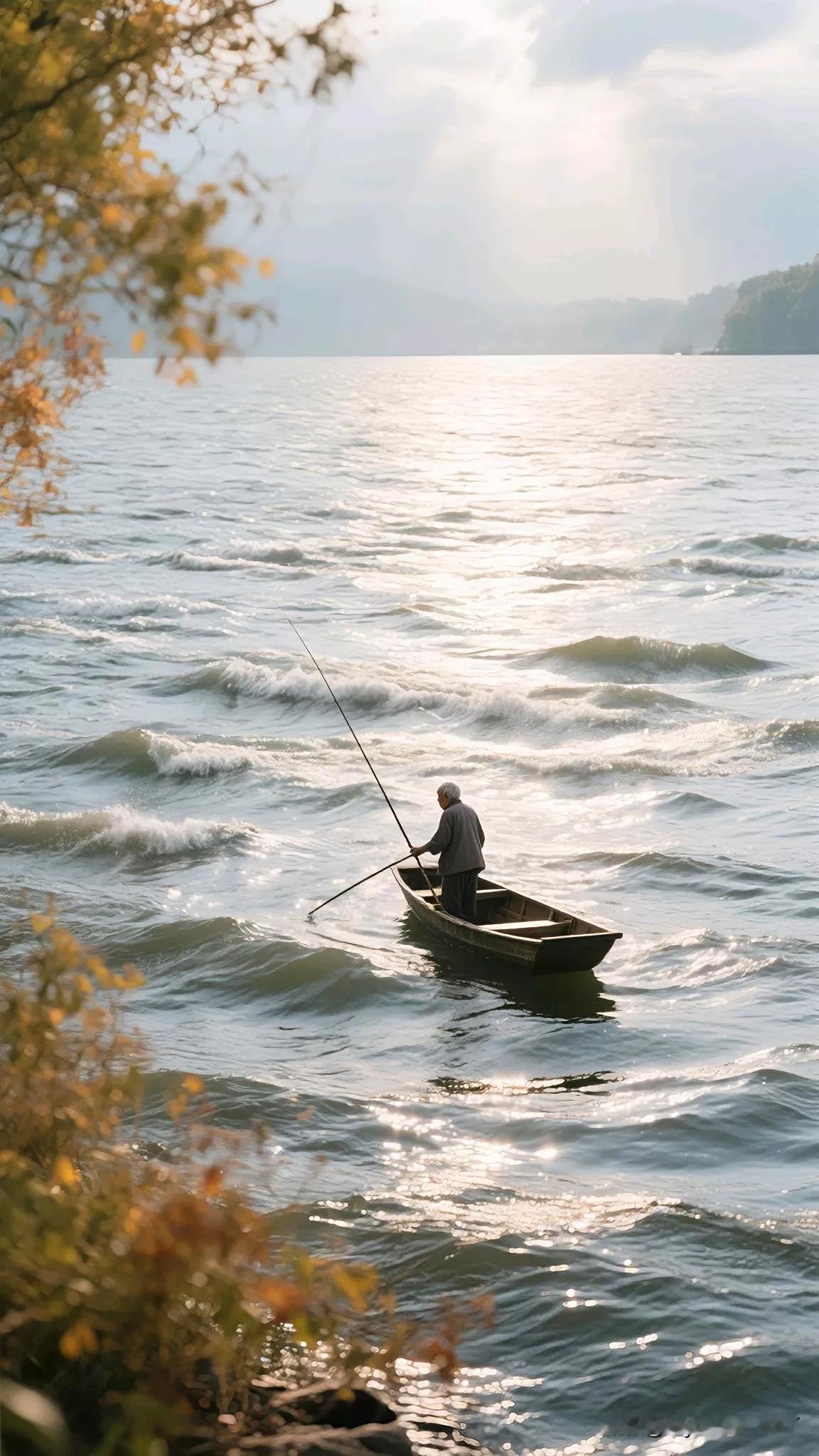 上联：层层江水秋光秀
下联：点点霜枫晚韵浓
 
赏析：下联以“点点霜枫”对应上联