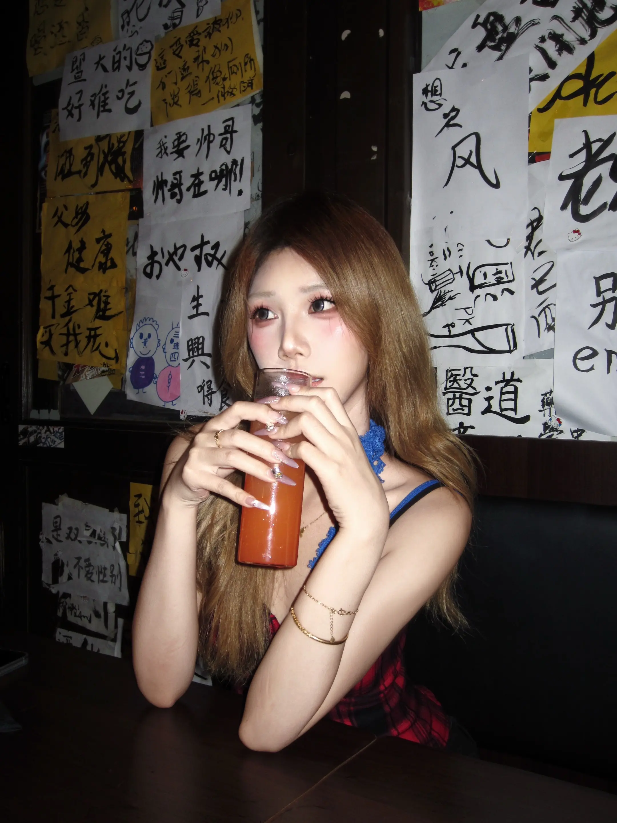 氛围感 微醺 辣妹 闪光灯后置