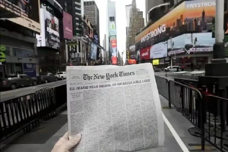 《纽约时报》这样表态，把美国信徒搞破防了！自家媒体都不再掩饰，西方媒体一片沉默.