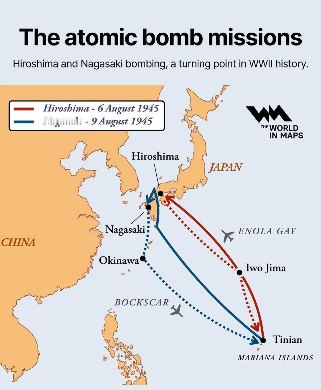 原子弹轰炸任务（广岛和长崎原子弹爆炸）