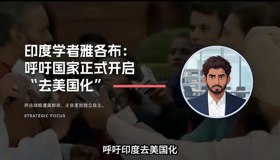 “我们印度应该去美国化，而不是去中国化，印美非天然盟友，我们该调整大战略方向了”