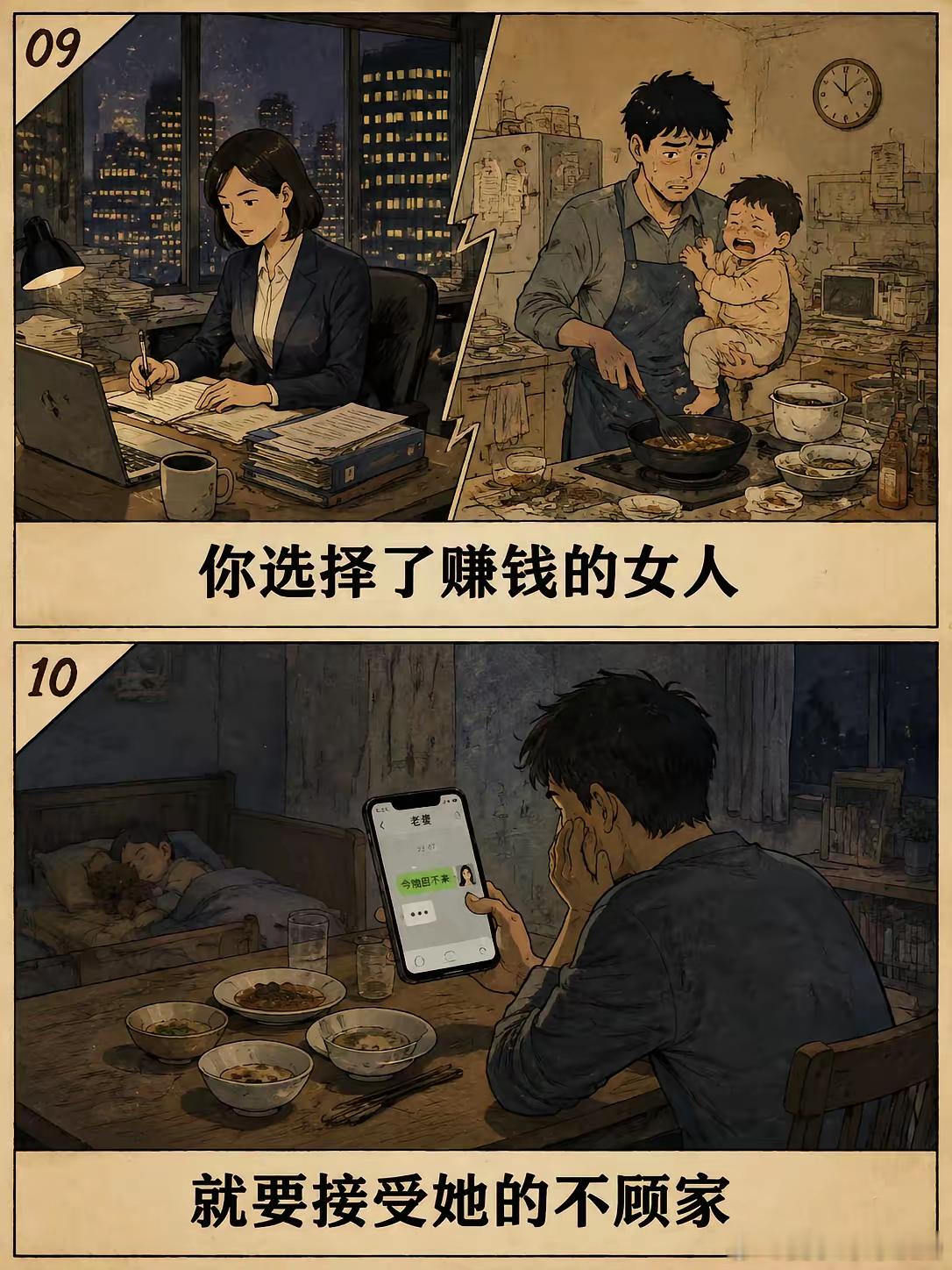 你选择了漂亮的女人，就要接受她的消费！你选择了能干的女人，就要接受她的霸道！你选