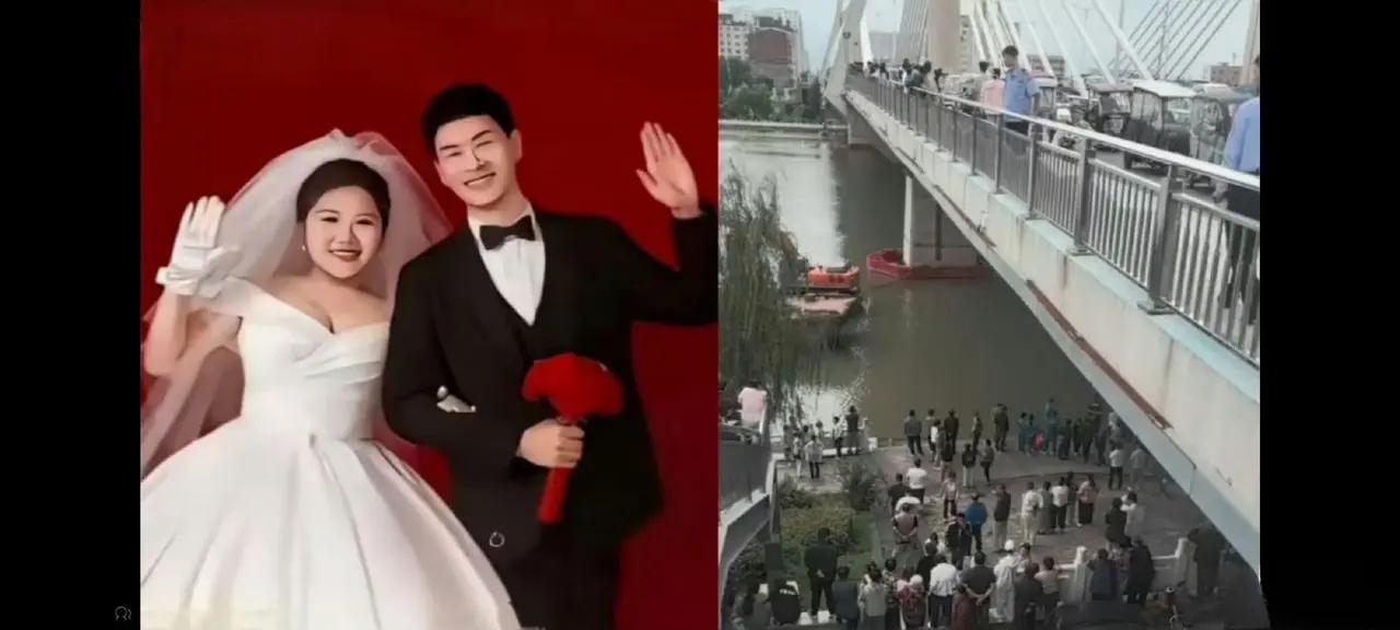 婚礼当天新郎跳河事件，也是可怜的，也是自由的，一场喜宴背后的叹息
 
红绸还没挂