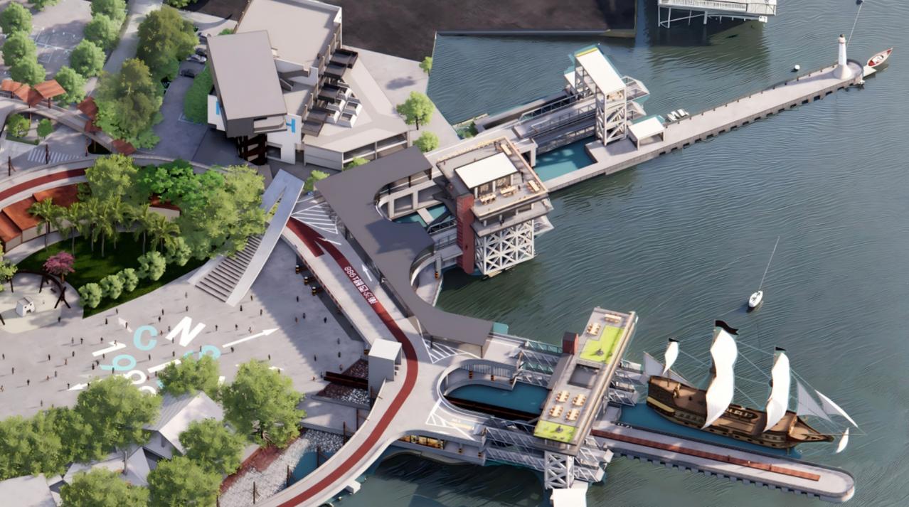 【粉色沙滩、云端玻璃海、水上画廊！南沙版琶醍5月试运营】备受关注的南沙版琶醍迎来