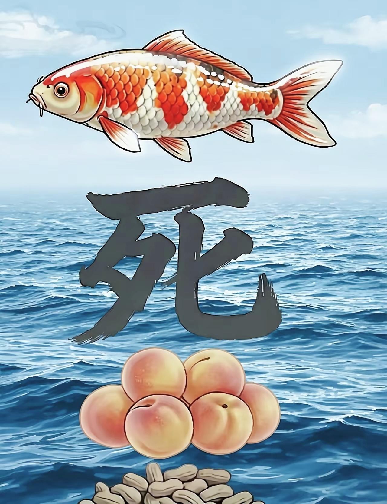 琢磨好久没猜出答案！鲤鱼、死字、桃子花生组合，究竟是什么成语？

猜成语挑战 趣