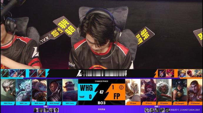 2026WRL夏季赛第二局：WHG 1-1 FPMVP：WHG.Jun（佛耶戈）