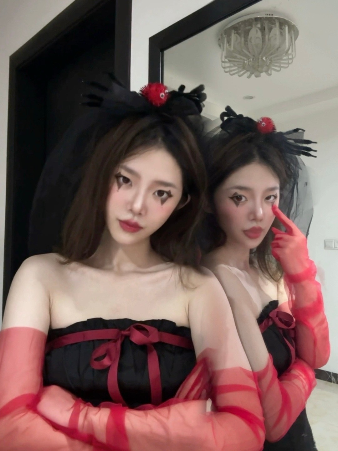 万圣夜馁！🎚️🩸刮台风没有出去玩 在家也很有仪式感 ​​​