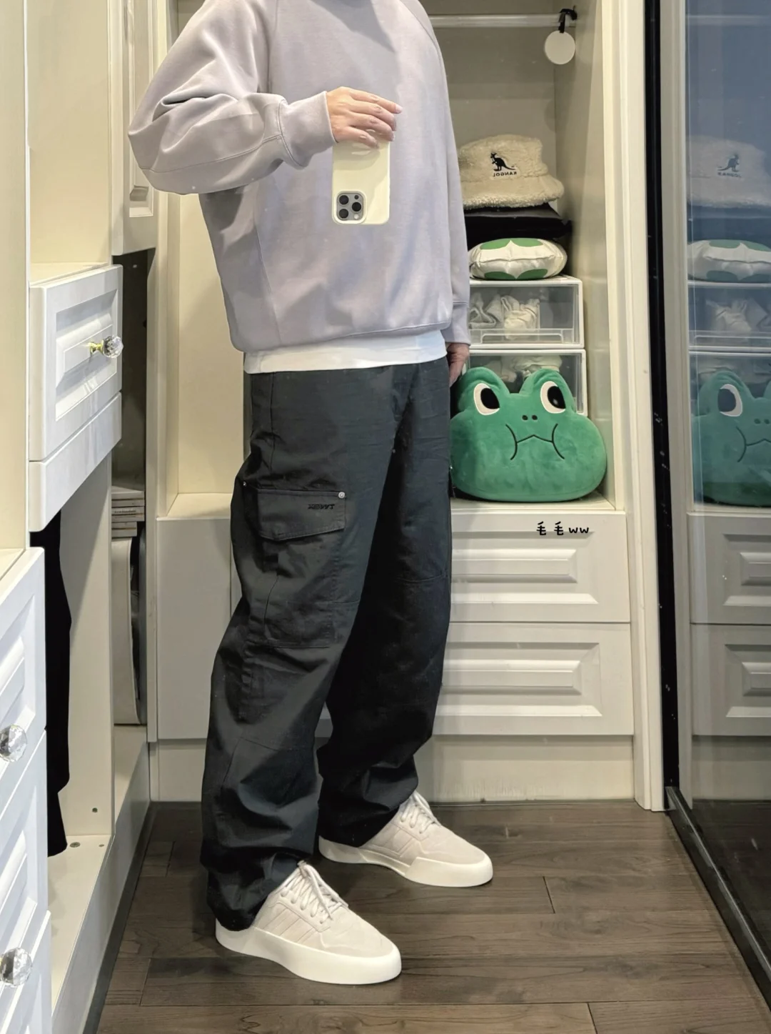 工装长裤｜格雷系穿搭