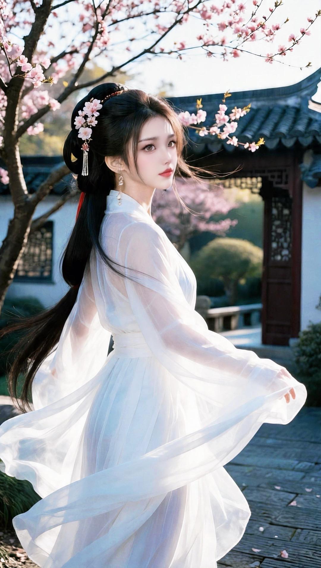 AI黄昏古风写真