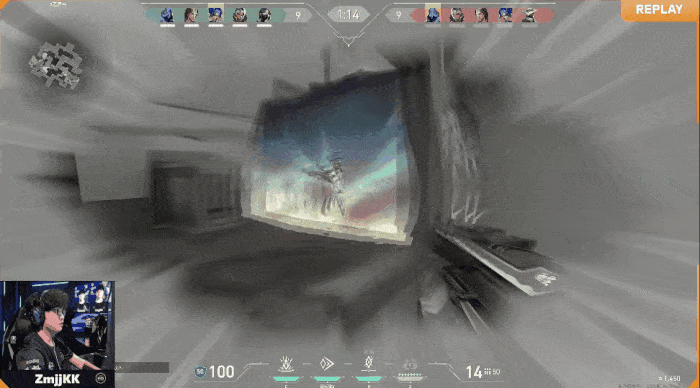 ZmjjKK一楼下斩获三杀，CHICHOO完美扫转完成收尾