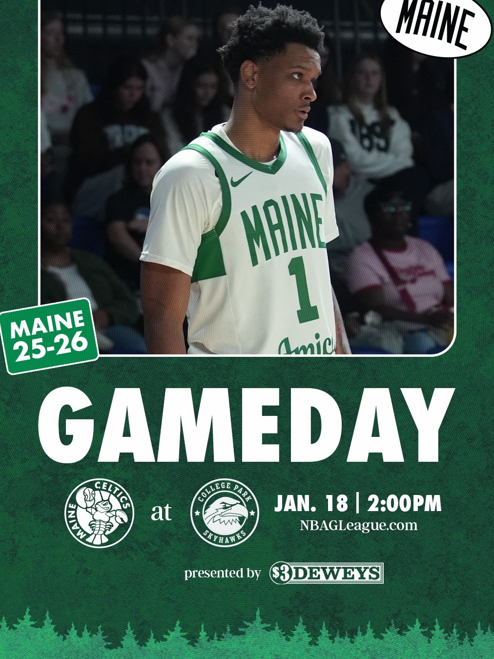 缅因州凯尔特人 GAME DAY ! LET‘S GO CELTICS ☘️ ?