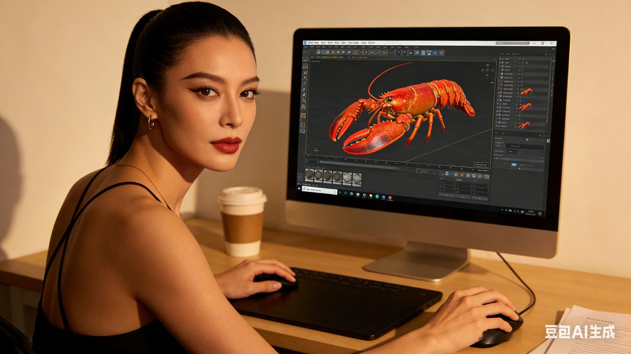 张蓝心亲手装AI龙虾！从精致女明星到头发乱飞，真实反差太圈粉
 
近日，女演员张