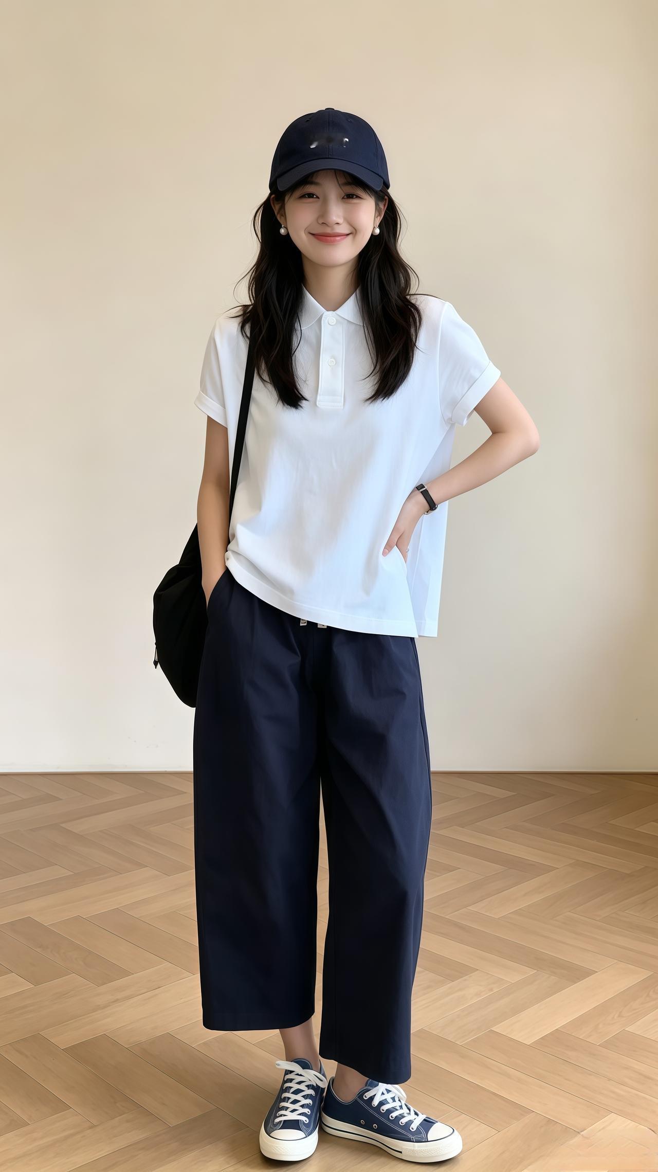 韩系穿搭休闲穿搭穿搭夏季穿搭 舒适透气又凉快