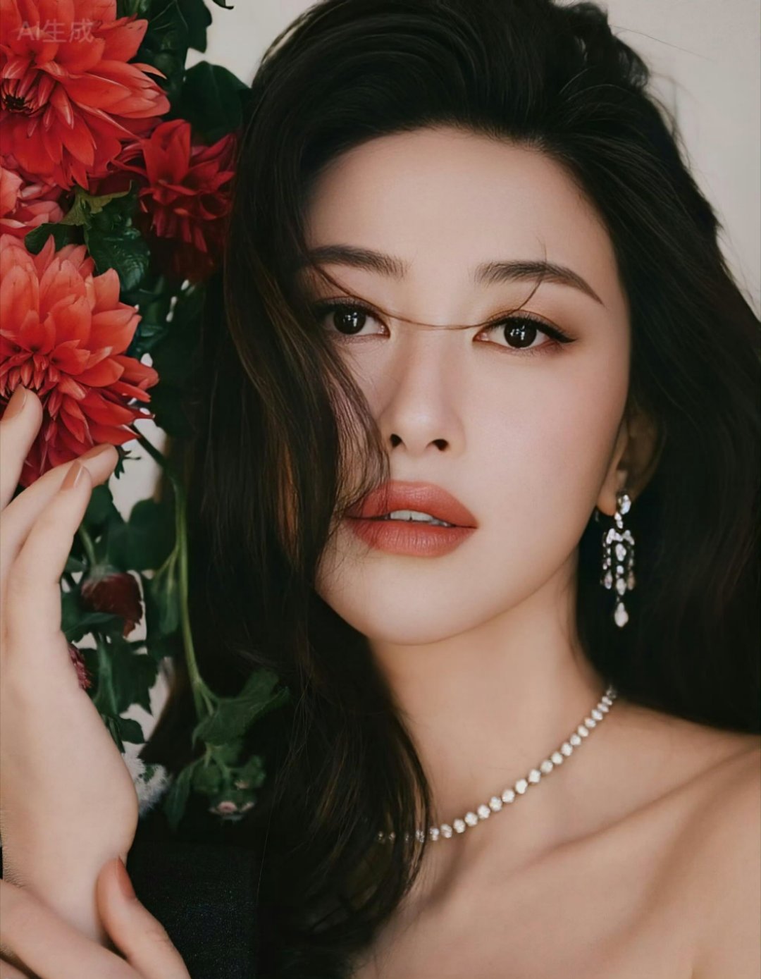 朱珠好权威的东方骨相 喜欢朱珠那种“自如”的状态。无论是展现婀娜的身姿，还是流露