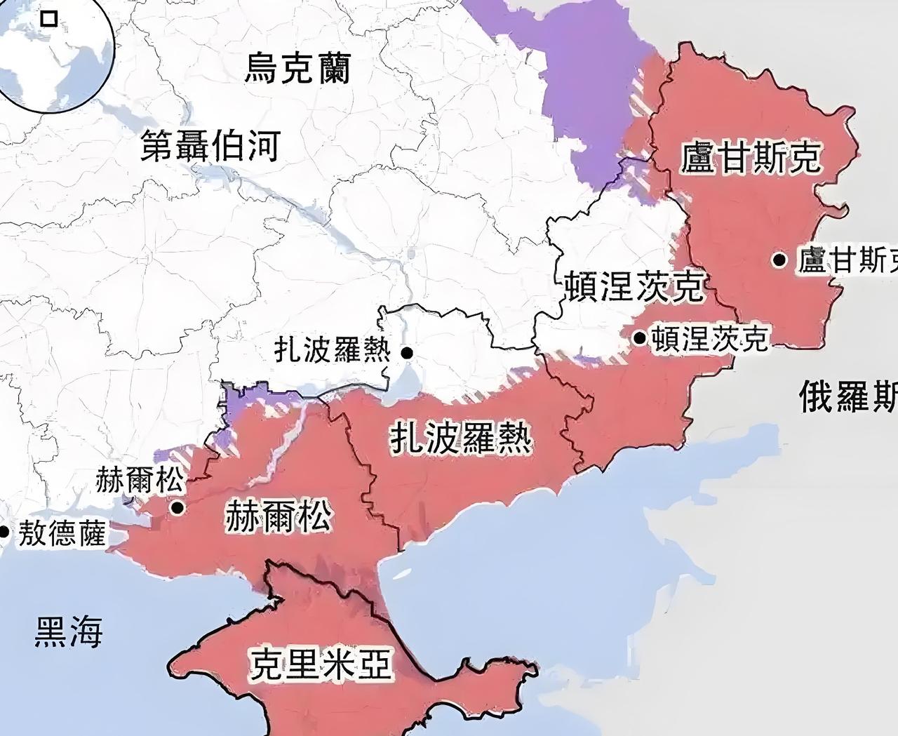 并入俄罗斯的乌东土地，正在成为烫手的山芋…