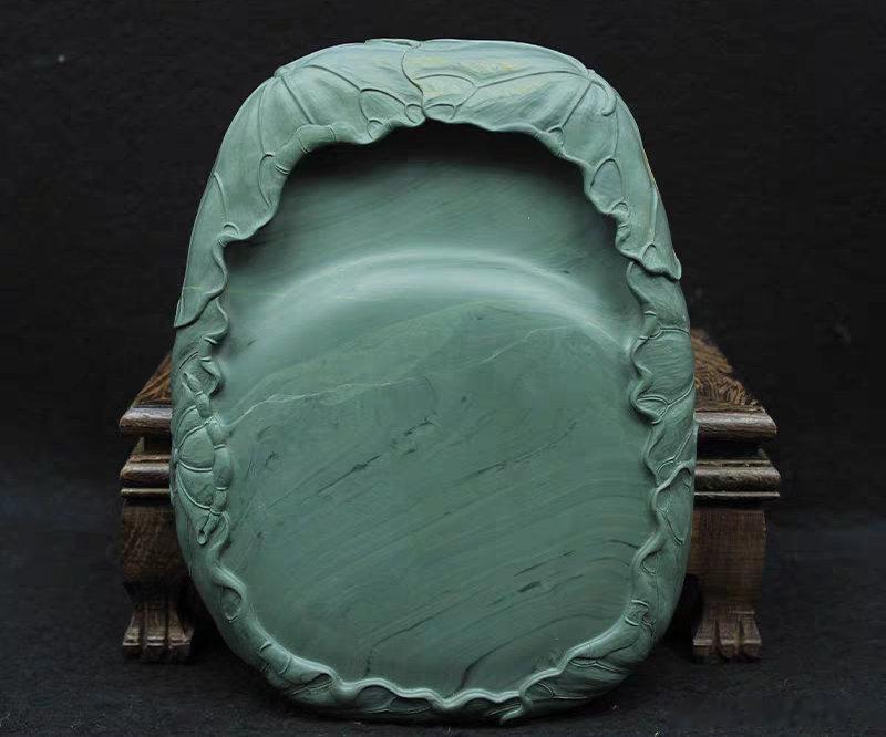 【精品展示】（二）砚台系列（2）：洮砚❸～～大师窦胜昌精品⑨。与师友们分享，一手