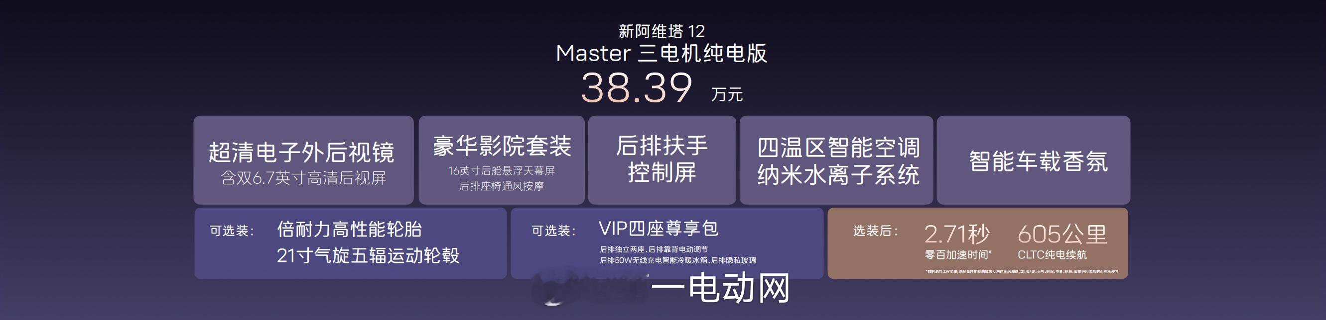 新阿维塔12上市 新阿维塔12今日上市，推出Max、Ultra、Performa