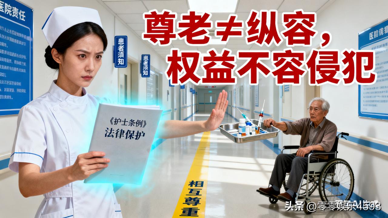 江西某医院发生了一件让人气愤的事！一位女护士给 94 岁大爷输液时，感觉大腿被异