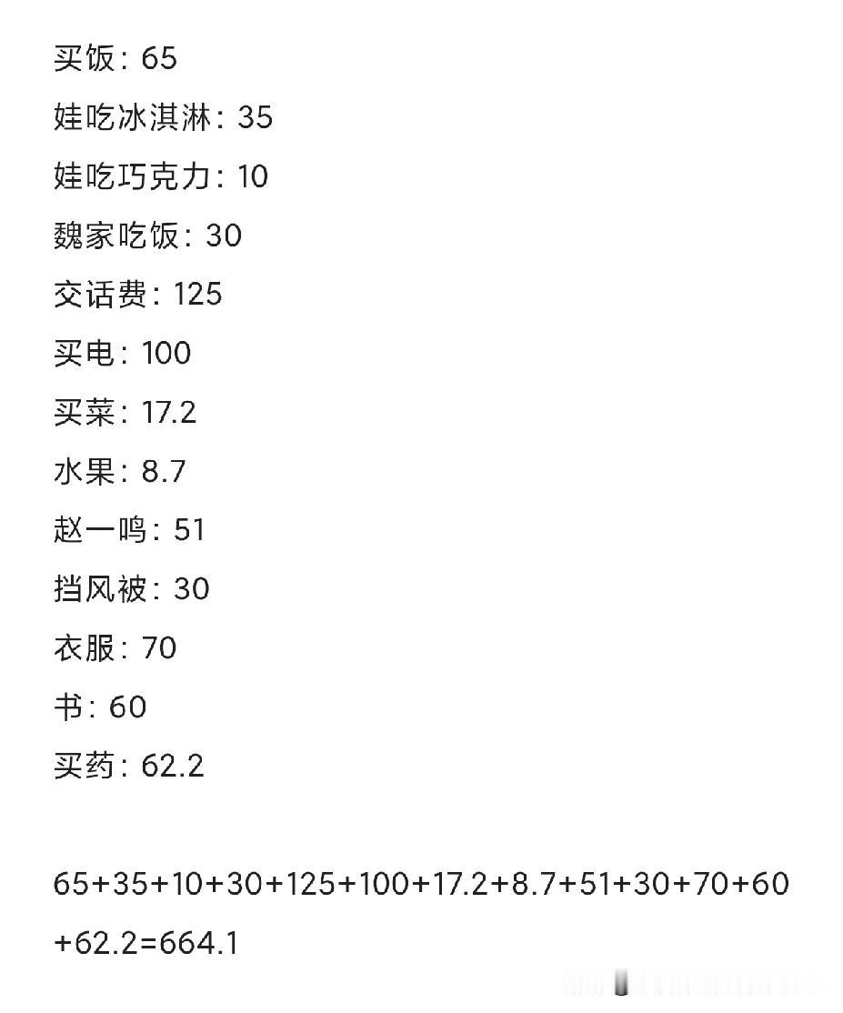 一妈一娃，国庆没有旅游，没有狂欢，正常过日子，看看1号，2号两天花了多少钱！
买
