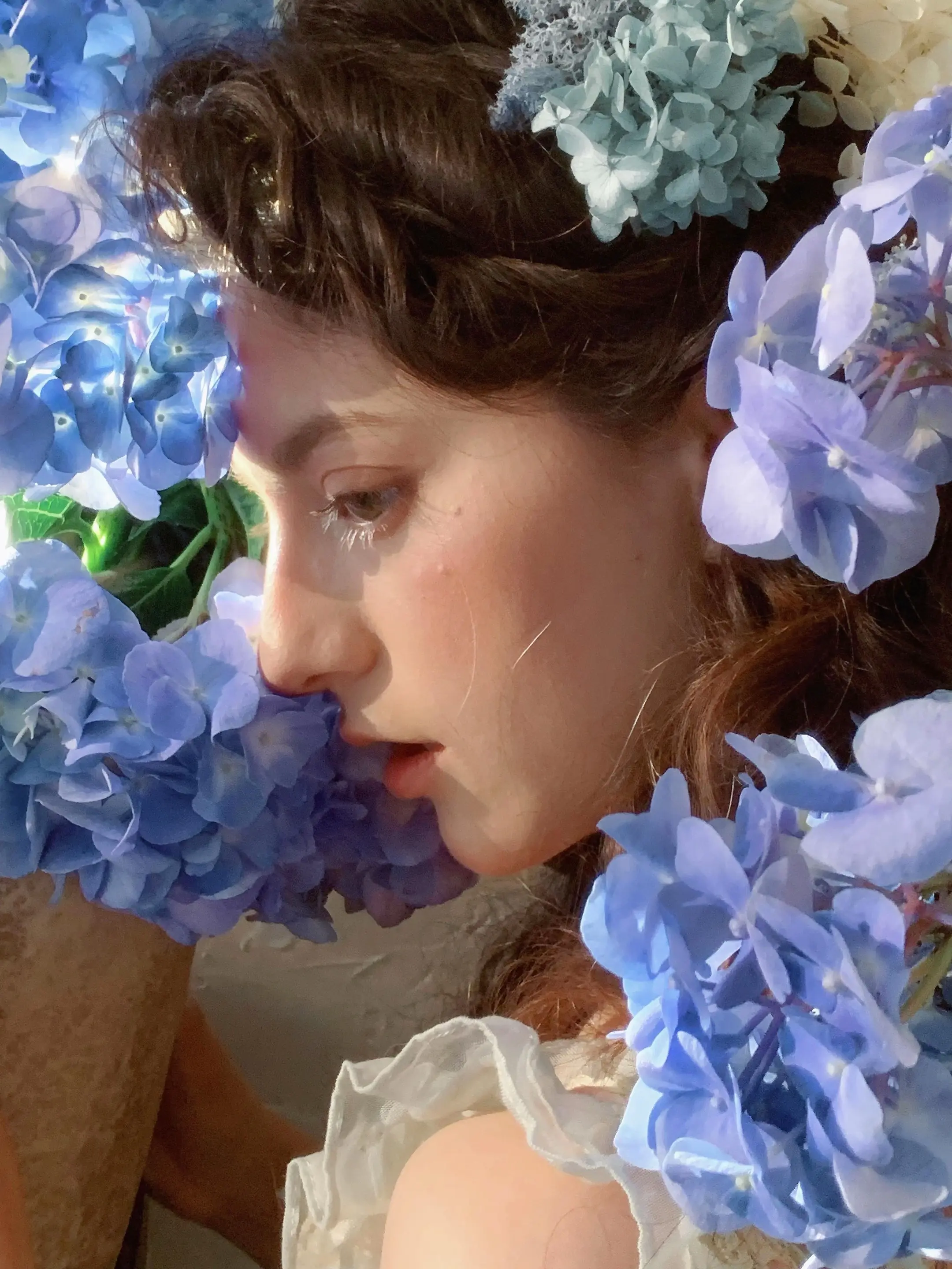 𝓑𝓵𝓾𝓮 𝓱𝔂𝓭𝓻𝓪𝓷𝓰𝓮𝓪🦋。好完美一刻...