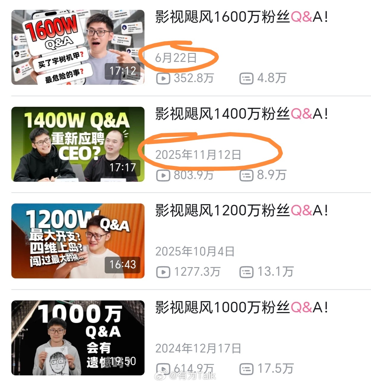 影视飓风 踢到钢板了 他们不是踢到钢板，是动到其他人的蛋糕，就算砍掉Q&A，搞事