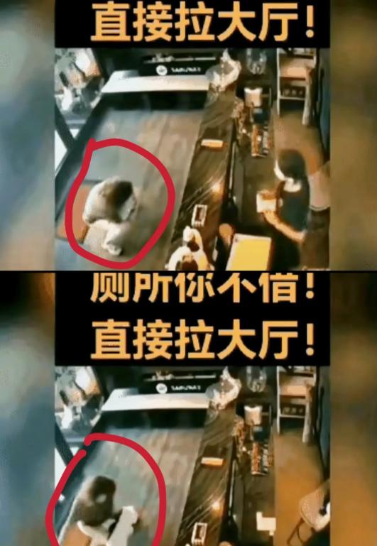 “没眼看”一女子因内急到一酒店内想借厕所一用，大堂值班称内部设施概不外借，然而，