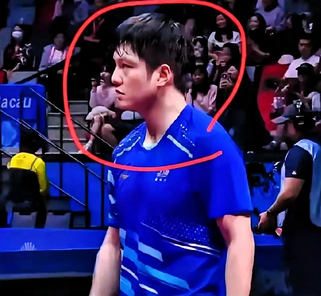 樊振东回国首战
看得我心里拔凉拔凉的！
樊振东全场没笑，表情特别严肃，感觉压力特