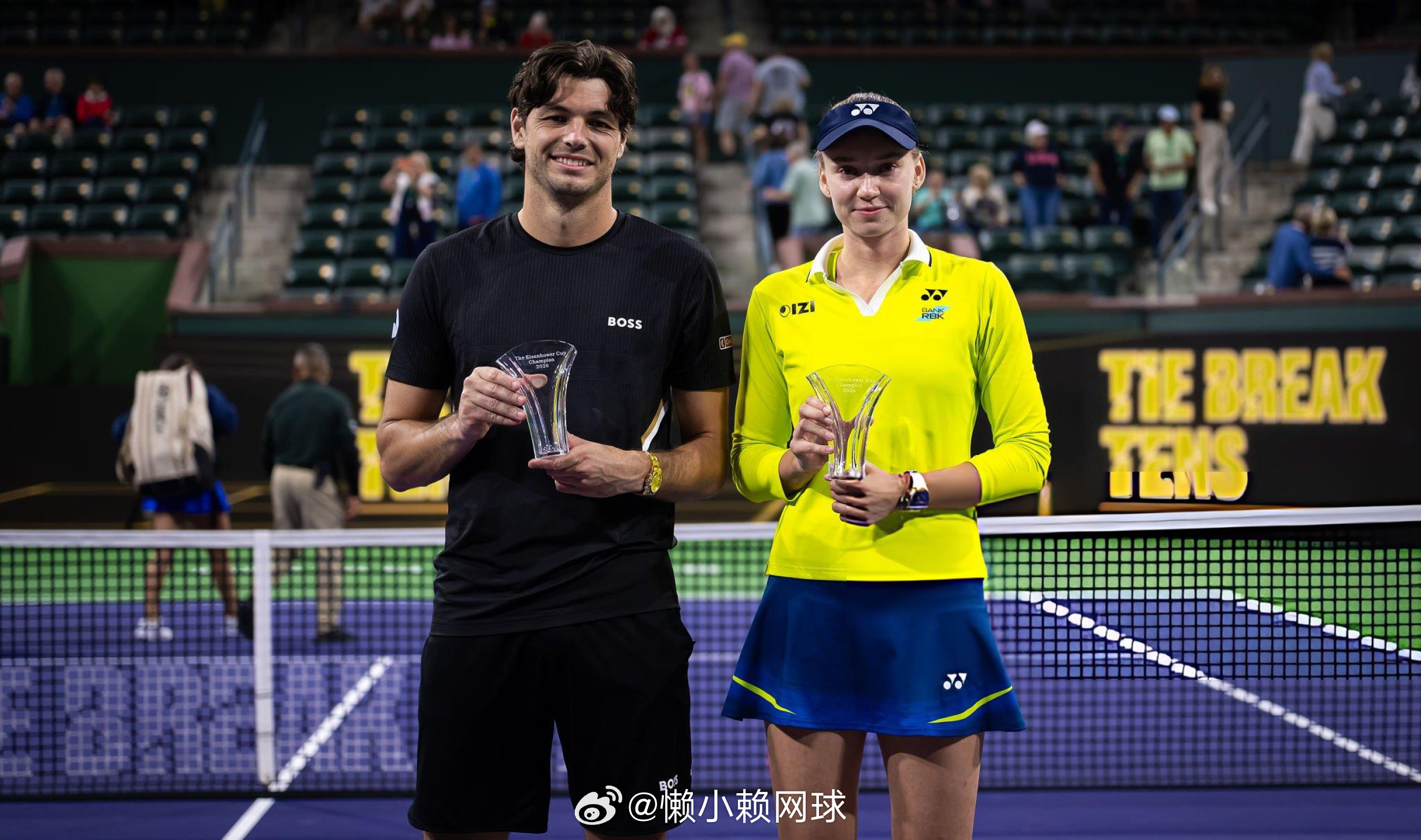 2026艾森豪威尔杯冠军🏆——莱巴金娜&弗里茨。体育大拜年