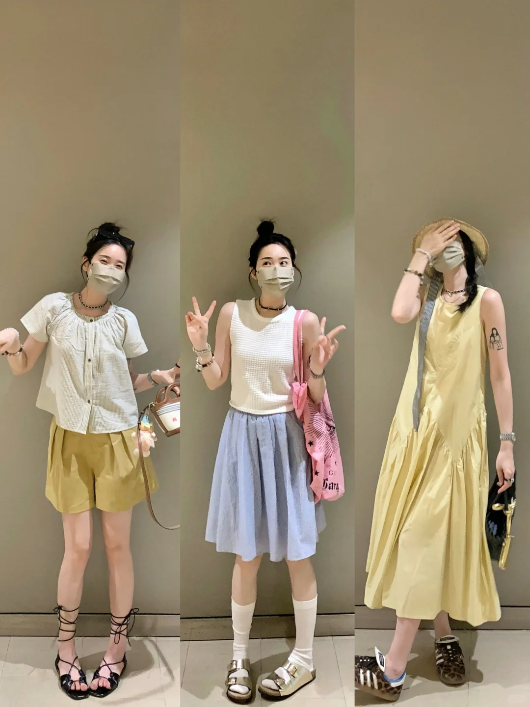 温柔的韩系女孩 这样穿蛮乖的！！！