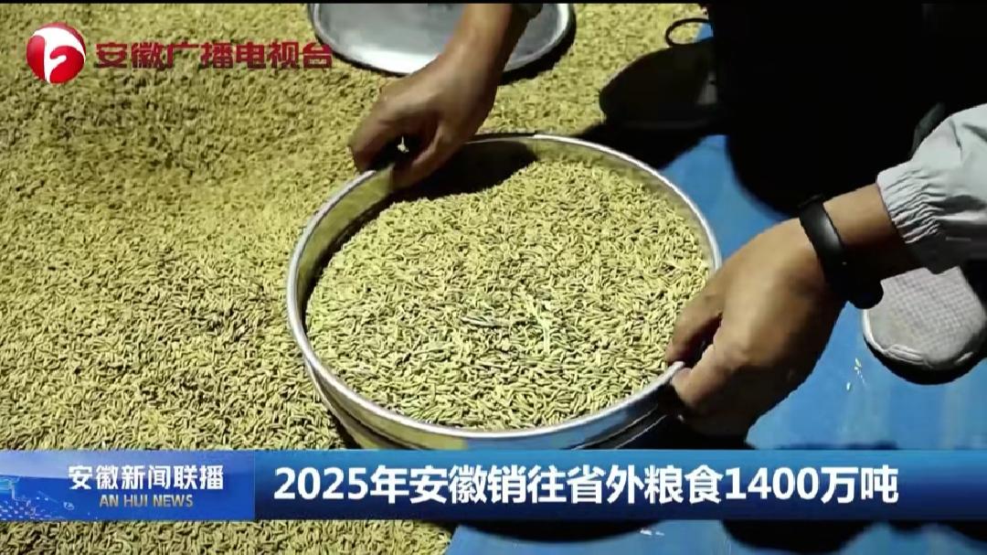 2025年安徽省销往省外粮食1,400万吨！

安徽省依旧是我国的产粮大省，在满