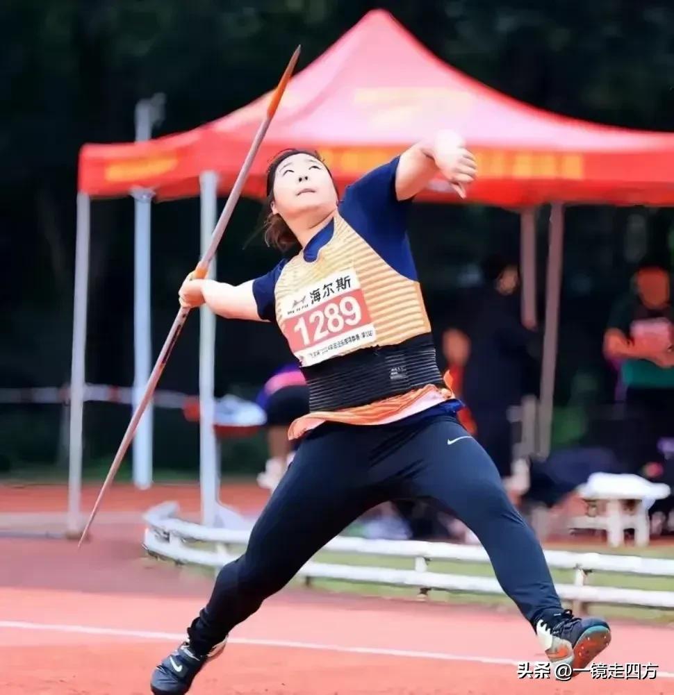 今天下午进行的全国田径投掷项群赛成都站比赛，以测验的身份参加女子成年组标枪比赛的