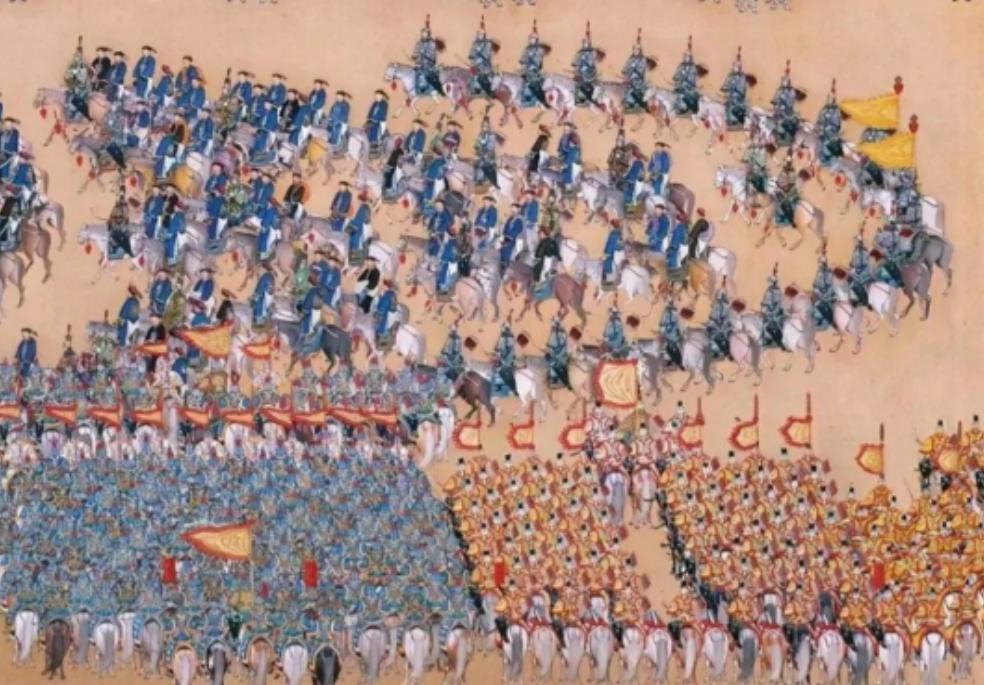2011年，法国一老头，清理房屋阁楼垃圾时，突然发现一幅中国皇帝阅兵的24米长古